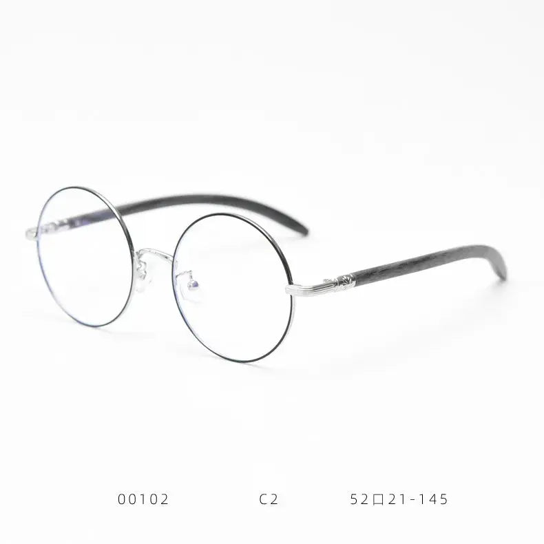 Unisex Round Full Rim TR90 Prescription Glasses 00102 — view 10 | Rx Spectacle