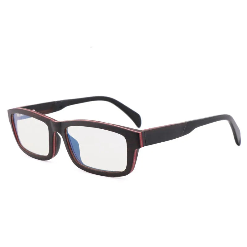 Women's Rectangular Full Rim Acetate Prescription Glasses 560280 — view 3 | Rx Spectacle