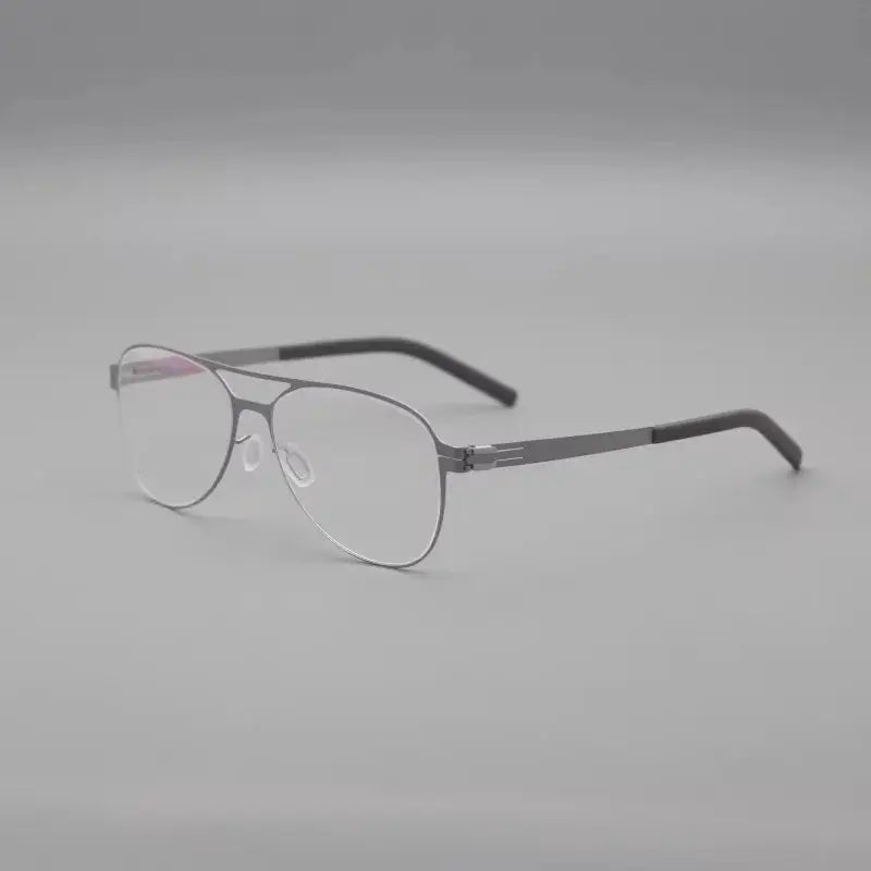 Women's Oval Full Rim Stainless Steel Prescription Glasses 155544 — view 4 | Rx Spectacle