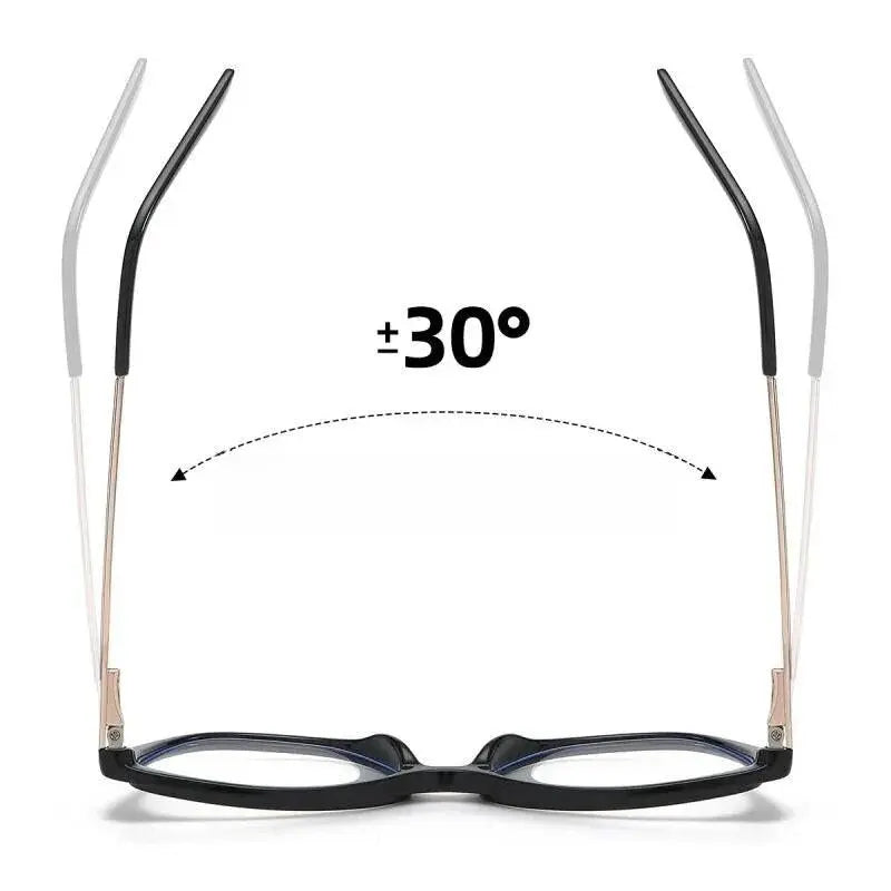 Women's Cat Eye Full Rim TR90 Prescription Glasses 87008 — view 3 | Rx Spectacle