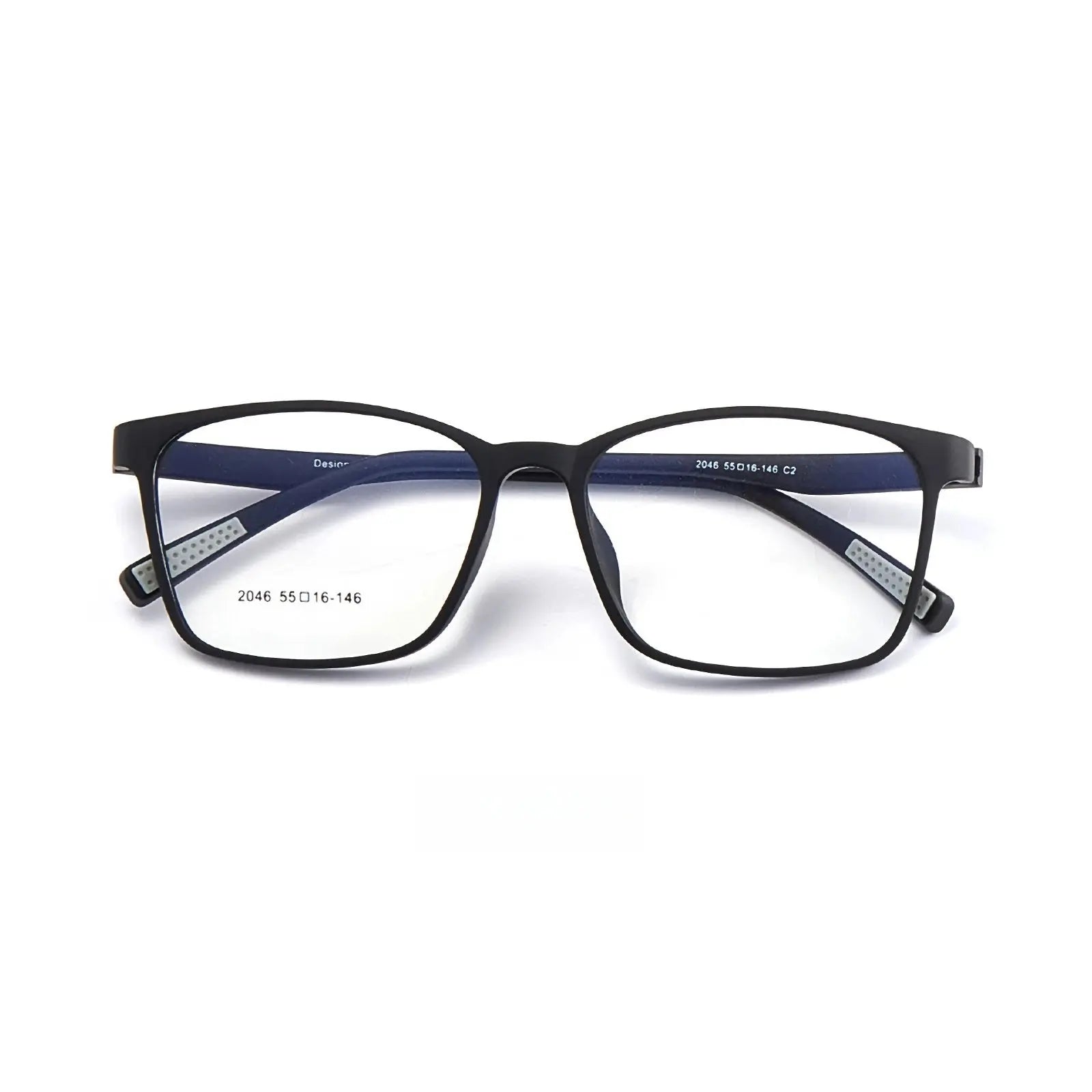 Unisex Square Full Rim TR90 Prescription Glasses Y2046 — view 7 | Rx Spectacle