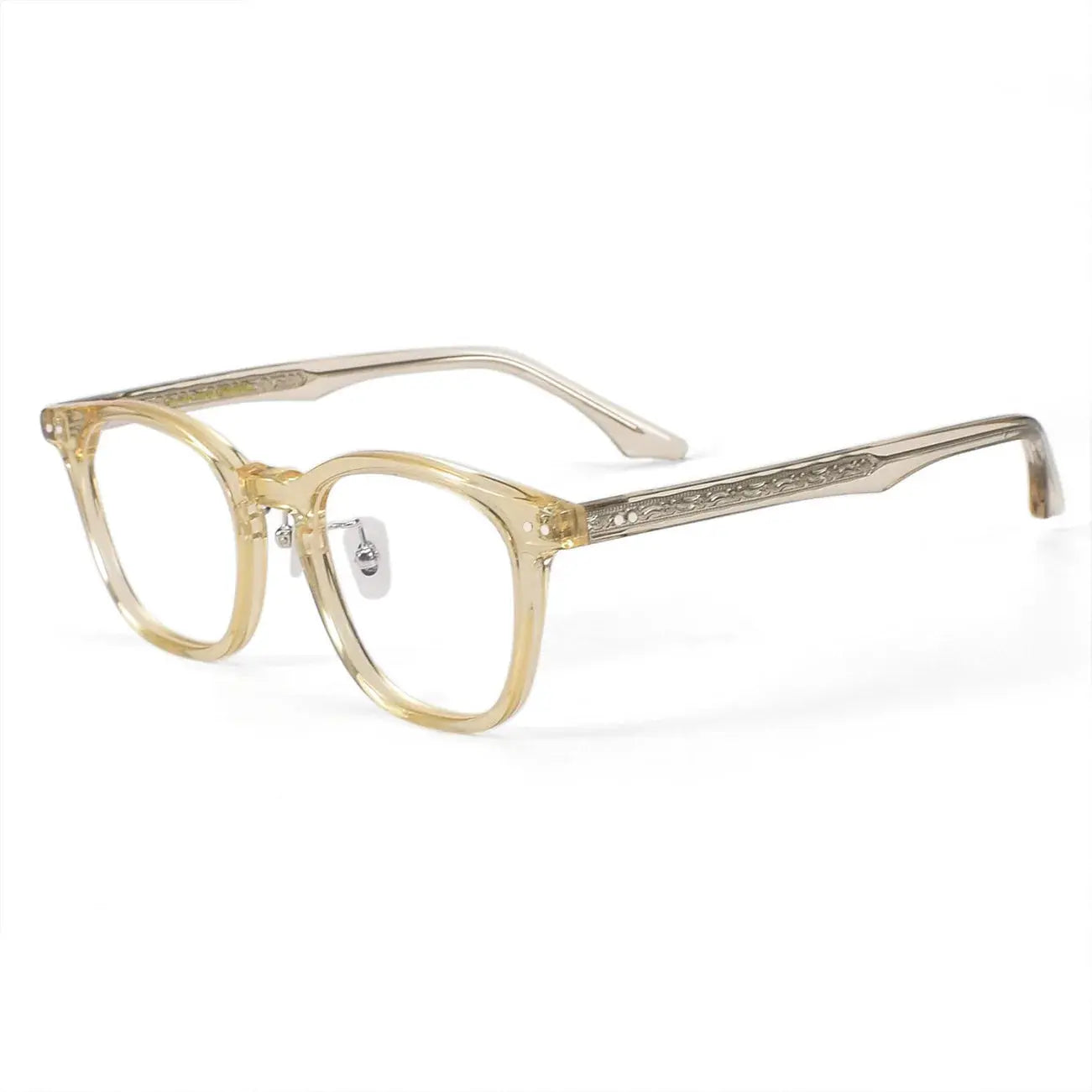 Unisex Round Full Rim Acetate Prescription Glasses 369805 — view 4 | Rx Spectacle