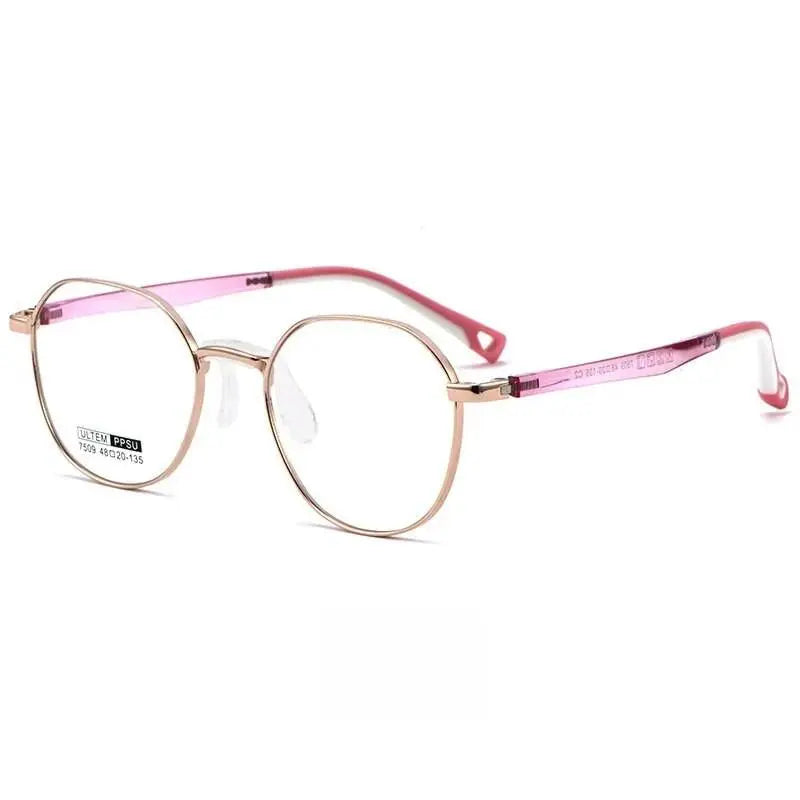 Unisex Square Full Rim Alloy Prescription Glasses 7509s — view 7 | Rx Spectacle