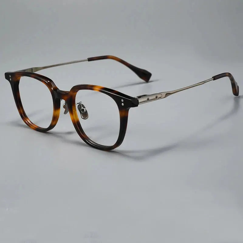 Unisex Square Full Rim Titanium Prescription Glasses 368150 — view 4 | Rx Spectacle