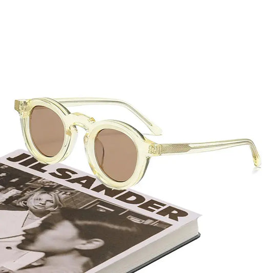 Unisex Round Full Rim Acetate Prescription Glasses 442741 — view 1 | Rx Spectacle
