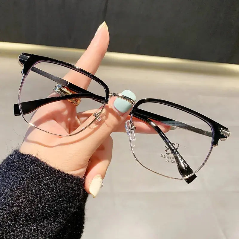 Unisex Square Full Rim TR90 Prescription Glasses 48018 — view 5 | Rx Spectacle