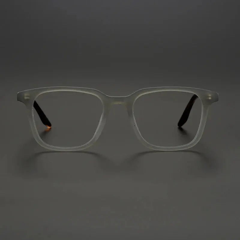 Men's Square Full Rim Acetate Prescription Glasses 9020 — view 2 | Rx Spectacle