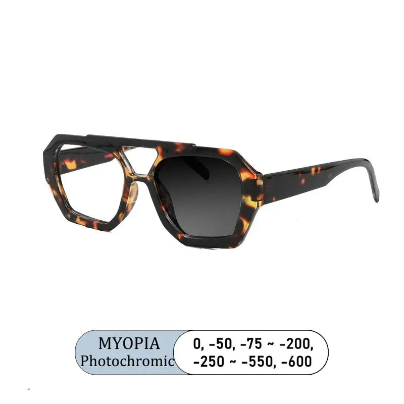 Unisex Polygon Full Rim TR90 Double Bridge Reading Glasses 220033 — view 7 | Rx Spectacle