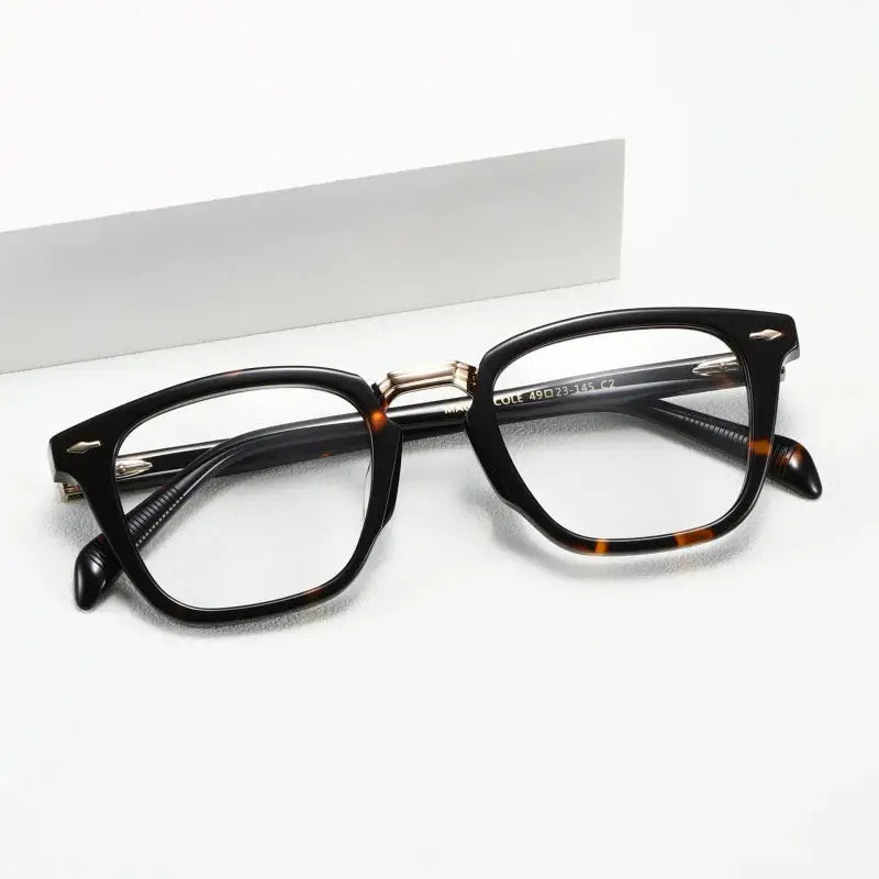 Unisex Square Full Rim Acetate Prescription Glasses 4923145 — view 1 | Rx Spectacle