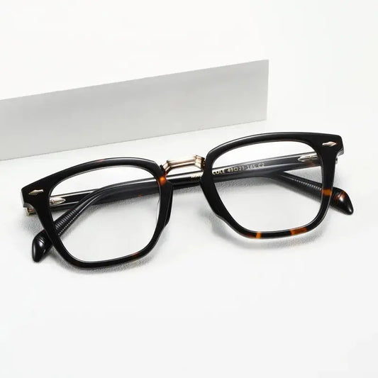 Unisex Square Full Rim Acetate Prescription Glasses 4923145 — view 1 | Rx Spectacle