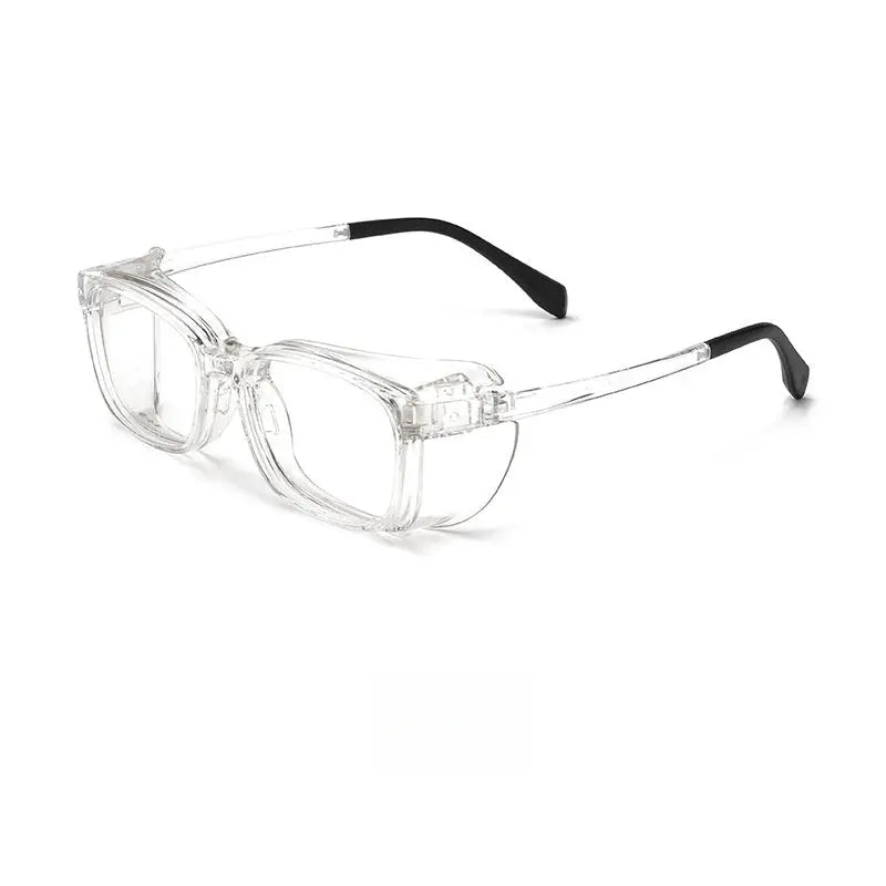 Unisex Rectangular Full Rim Clip-On Prescription Glasses 910210 — view 5 | Rx Spectacle