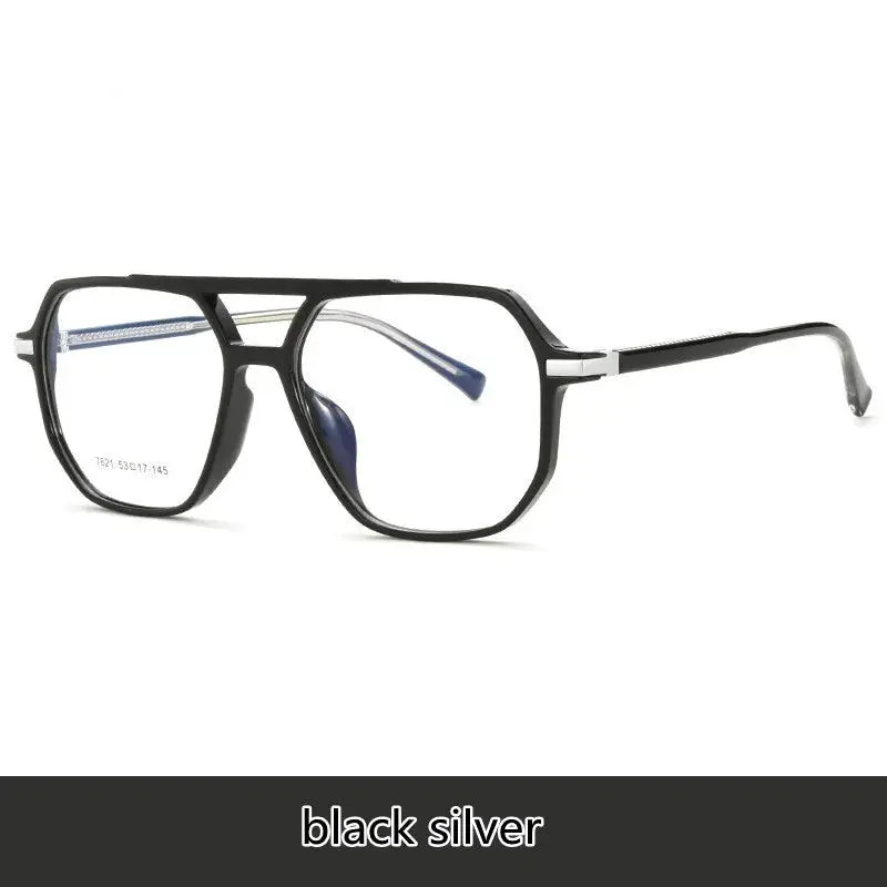 Unisex Oval Full Rim Acetate Double Bridge Prescription Glasses 7821 — view 8 | Rx Spectacle