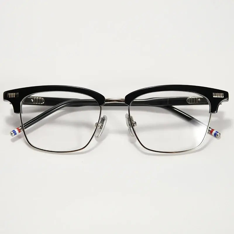 Unisex Square Full Rim Acetate Prescription Glasses 52711 — view 3 | Rx Spectacle