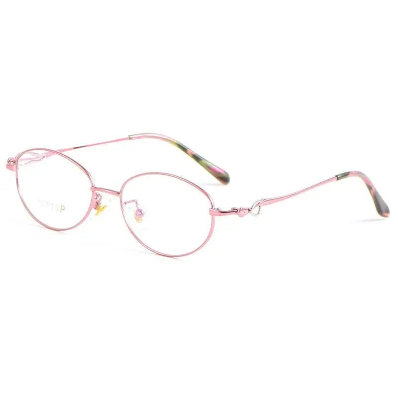 Women's Oval Full Rim Alloy Prescription Glasses 3524X — view 3 | Rx Spectacle