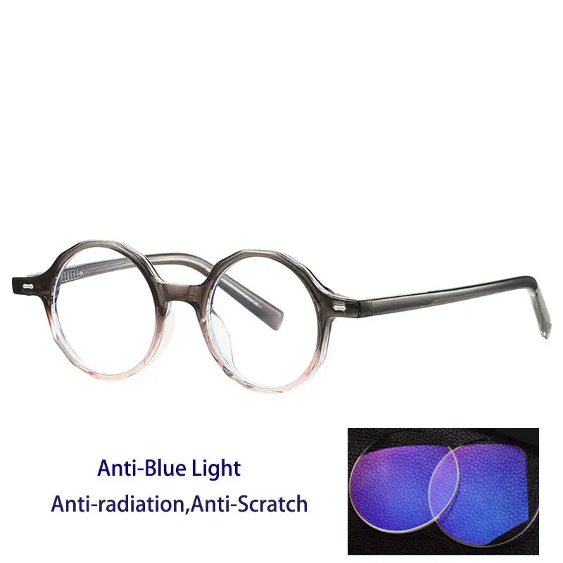 Women's Round Full Rim TR90 Reading Glasses 28008 — view 8 | Rx Spectacle