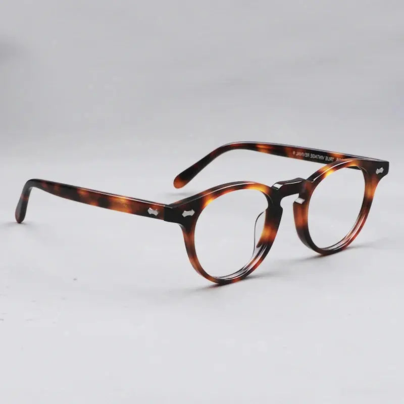 Unisex Oval Full Rim Acetate Prescription Glasses 396505 — view 1 | Rx Spectacle