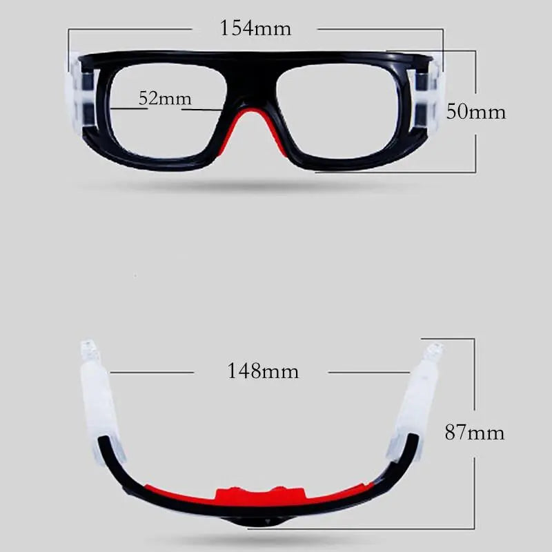Unisex Square Full Rim TR90 Sports Glasses SP0862 — view 13 | Rx Spectacle