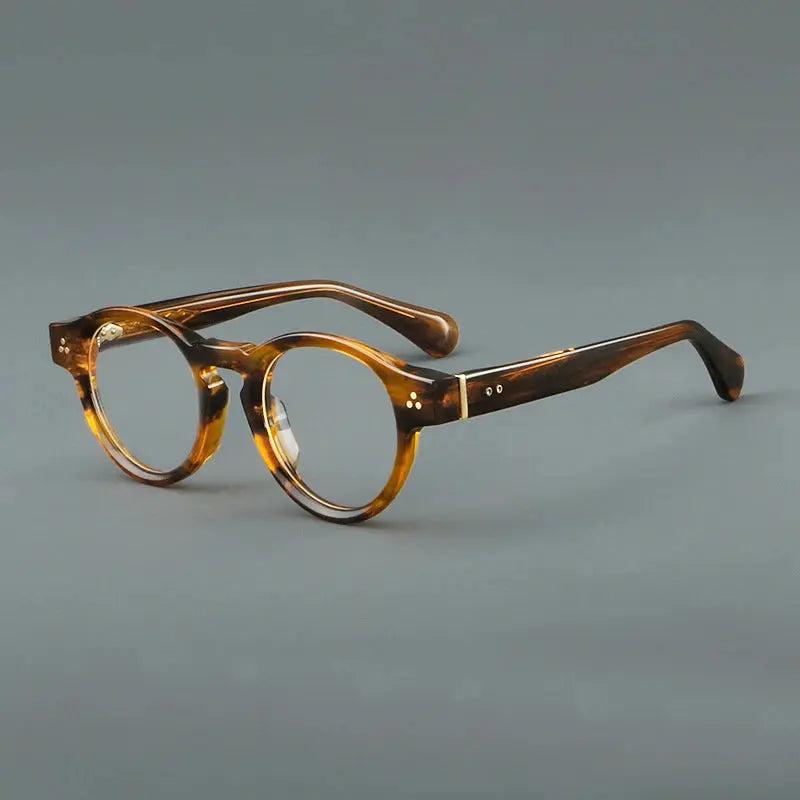 Unisex Oval Full Rim Acetate Prescription Glasses 255011 — view 3 | Rx Spectacle