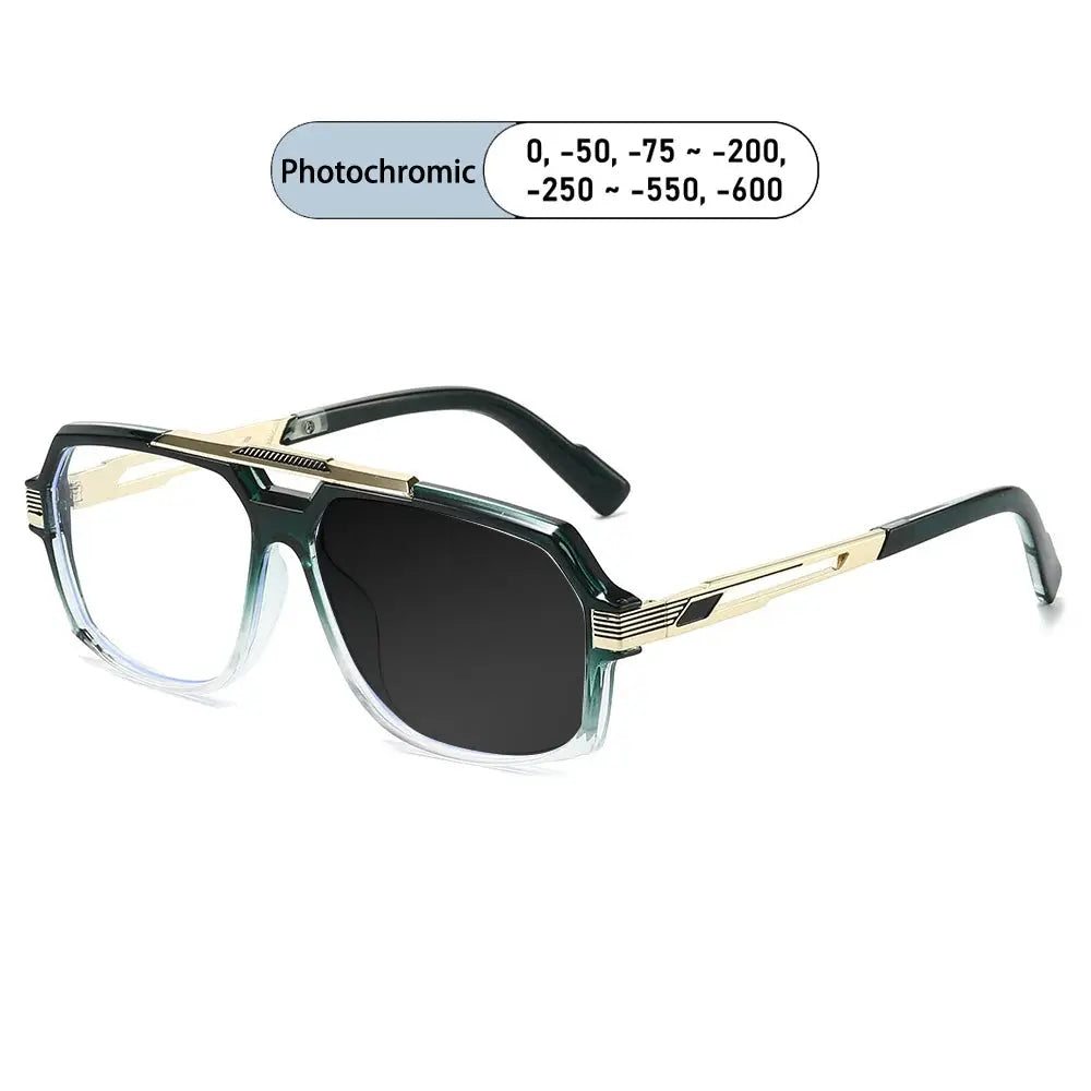 Unisex Square Full Rim TR90 Double Bridge Reading Glasses 242268 — view 7 | Rx Spectacle