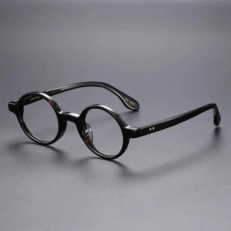 Women's Round Full Rim Acetate Prescription Glasses 56002 — view 4 | Rx Spectacle