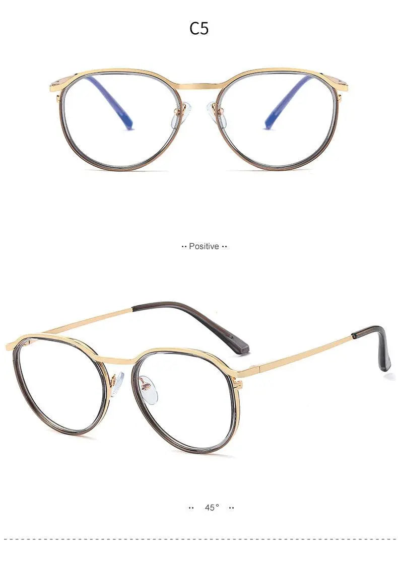 Women's Round Full Rim TR90 Prescription Glasses 95909 — view 13 | Rx Spectacle