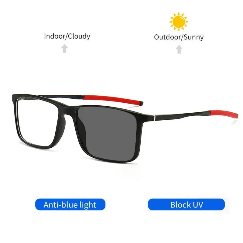 Unisex Square Full Rim TR90 Reading Glasses 5832 — view 5 | Rx Spectacle