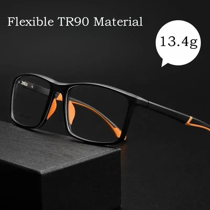 Unisex Square Full Rim TR90 Sports Glasses Y1226d — view 2 | Rx Spectacle