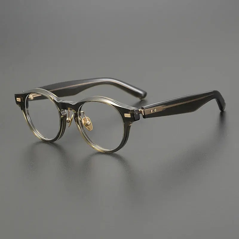 Women's Round Full Rim Acetate Prescription Glasses 61150 — view 6 | Rx Spectacle