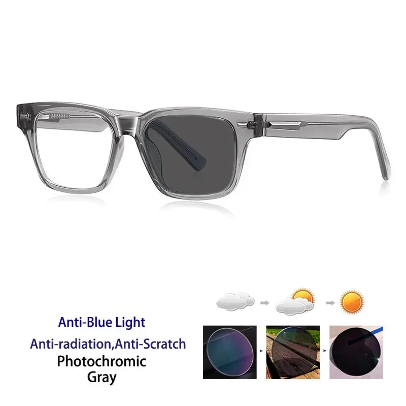 Unisex Square Full Rim Acetate Reading Glasses 421035 — view 4 | Rx Spectacle