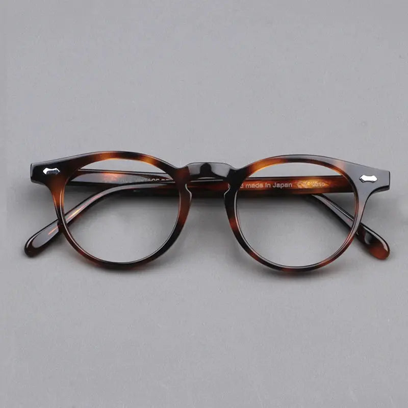 Unisex Oval Full Rim Acetate Prescription Glasses 396505 — view 5 | Rx Spectacle