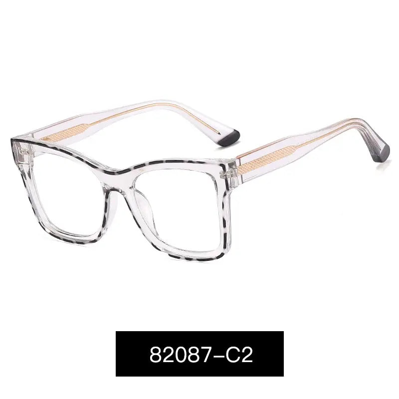 Women's Cat Eye Full Rim TR90 Prescription Glasses 82087 — view 9 | Rx Spectacle