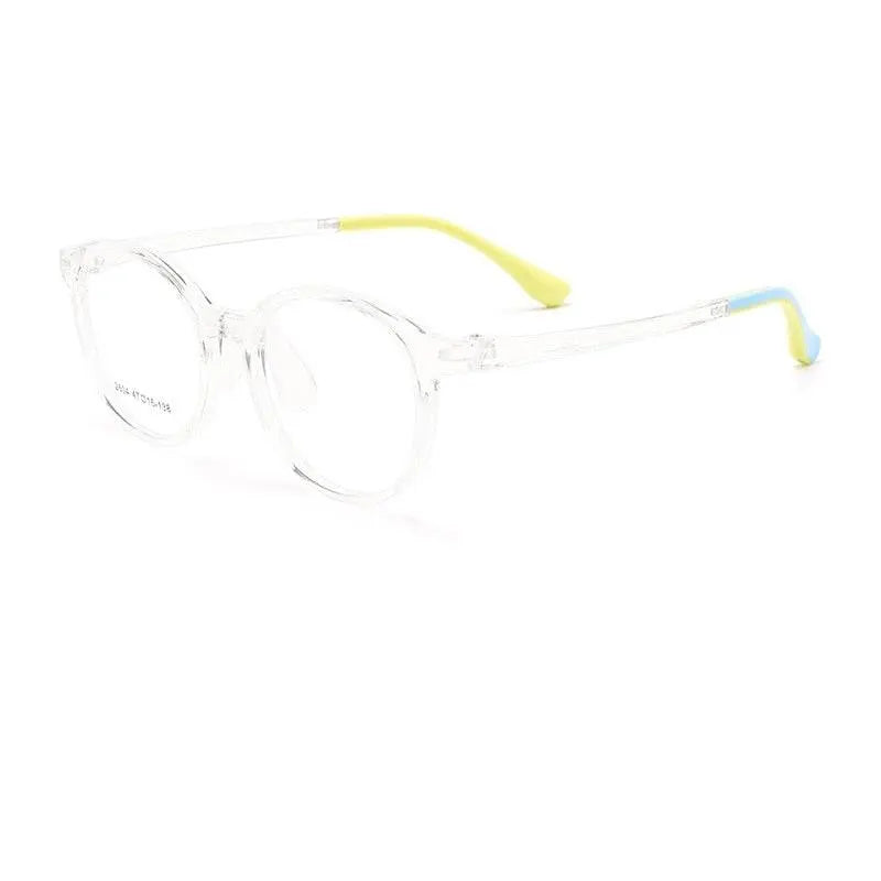 Unisex Round Full Rim TR90 Prescription Glasses 2604et — view 2 | Rx Spectacle