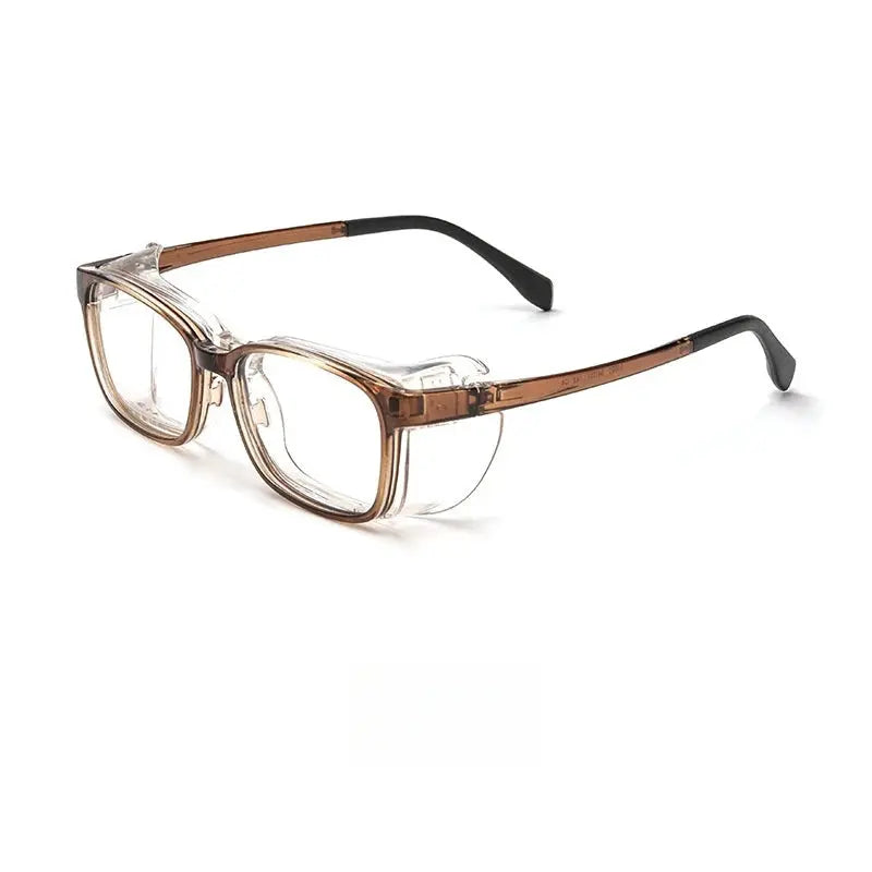 Unisex Rectangular Full Rim Clip-On Prescription Glasses 910210 — view 6 | Rx Spectacle