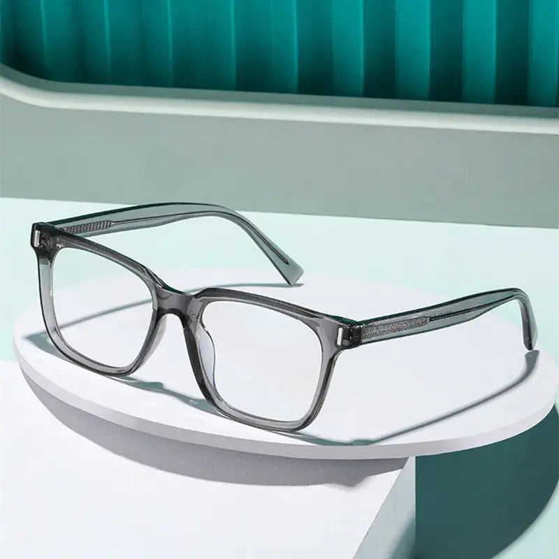 Unisex Square Full Rim Acetate Reading Glasses 2091 — view 1 | Rx Spectacle