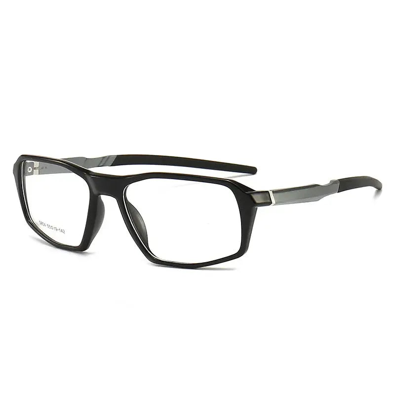 Unisex Square Full Rim TR90 Sports Glasses 5854 — view 4 | Rx Spectacle
