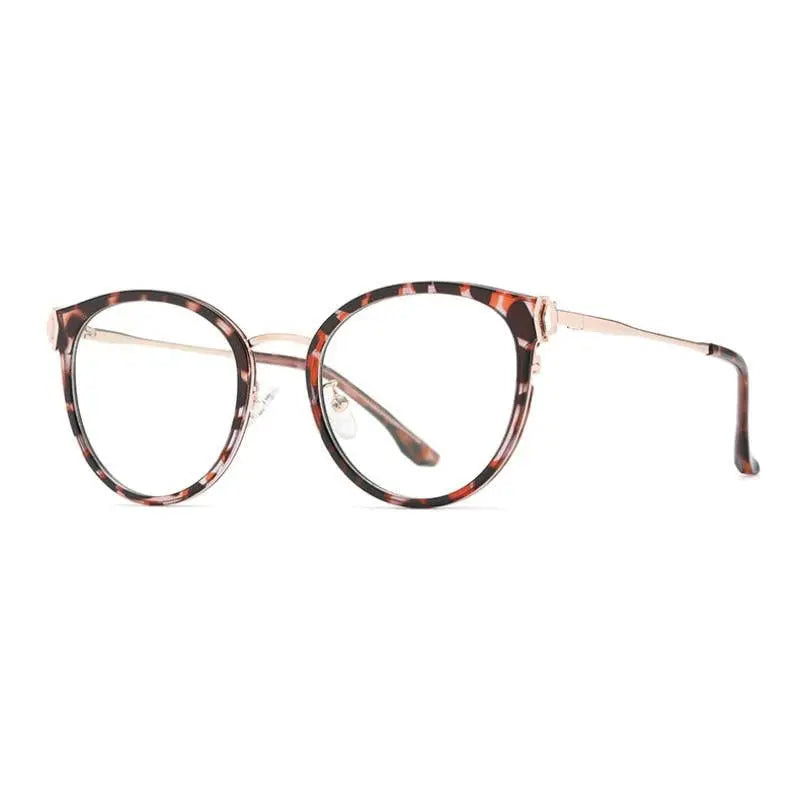 Women's Cat Eye Full Rim Acetate Prescription Glasses Tj879 — view 3 | Rx Spectacle