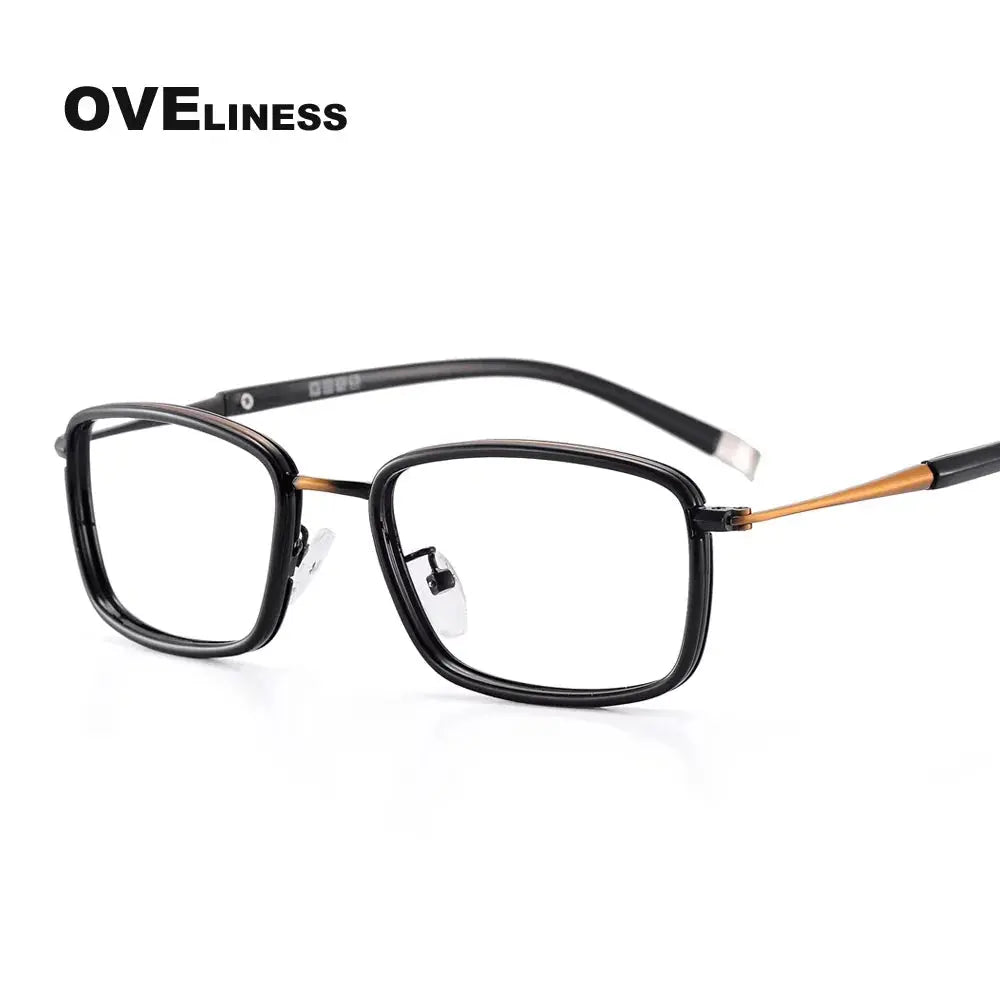 Women's Square Full Rim Acetate Prescription Glasses 390037 — view 5 | Rx Spectacle