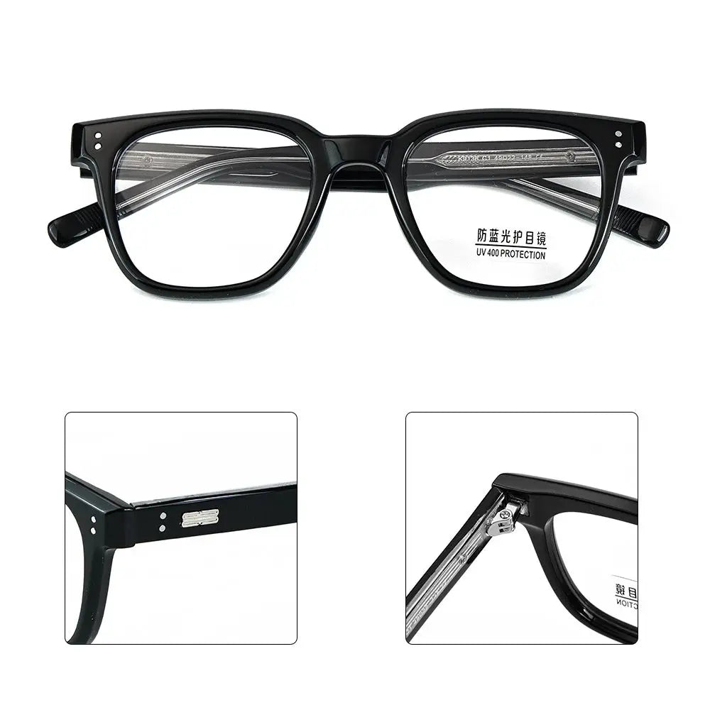 Unisex Square Full Rim TR90 Prescription Glasses Y9136 — view 4 | Rx Spectacle