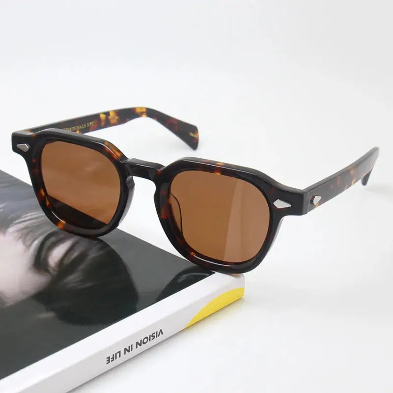 Unisex Square Full Rim Acetate Prescription Glasses 23145 — view 6 | Rx Spectacle