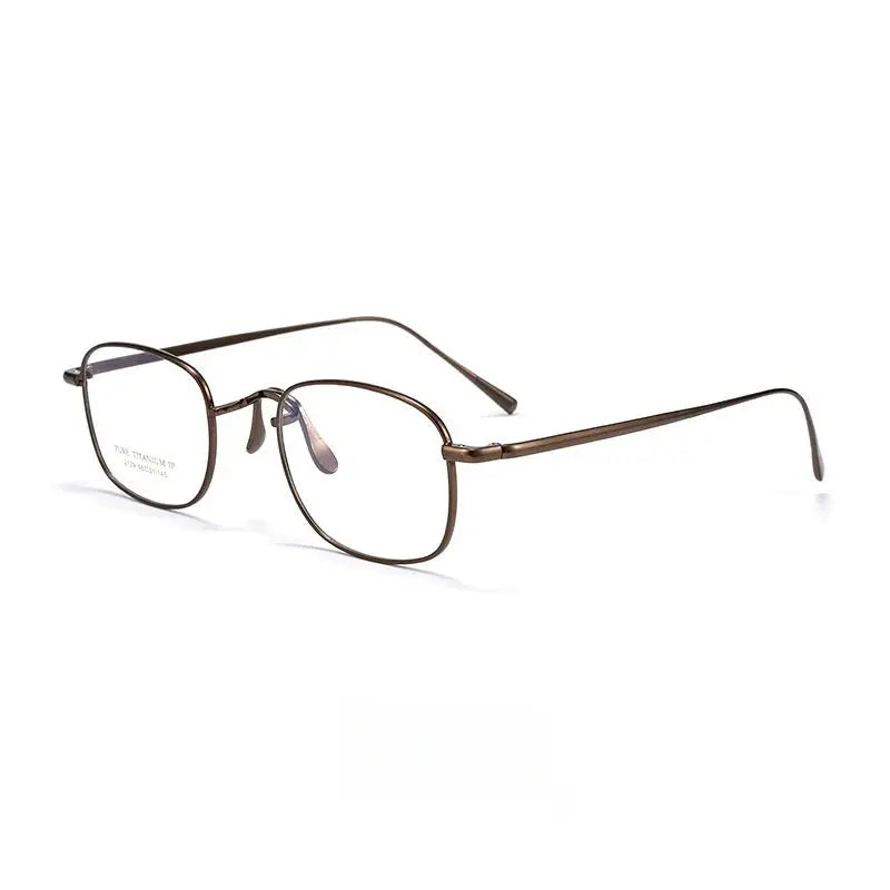 Women's Oval Full Rim Titanium Prescription Glasses 2129 — view 7 | Rx Spectacle