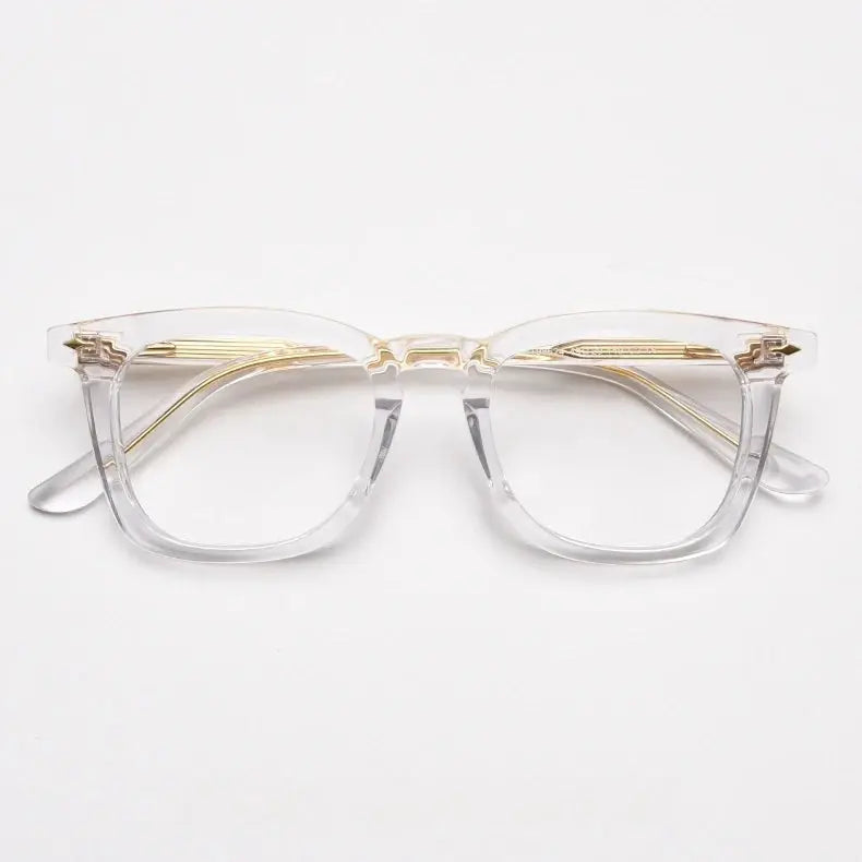 Unisex Square Full Rim Acetate Prescription Glasses 98624 — view 4 | Rx Spectacle