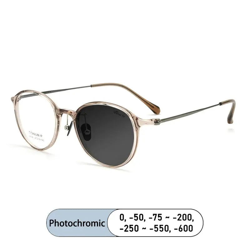 Women's Oval Full Rim Titanium Reading Glasses 39108 — view 4 | Rx Spectacle