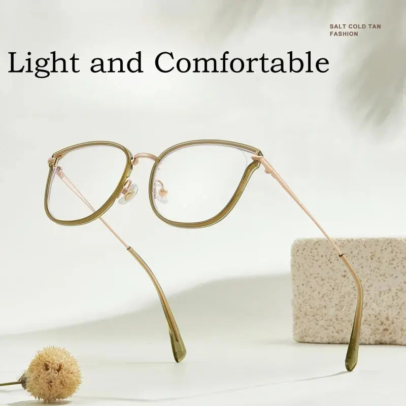Women's Cat Eye Full Rim TR90 Prescription Glasses Y2293 — view 5 | Rx Spectacle