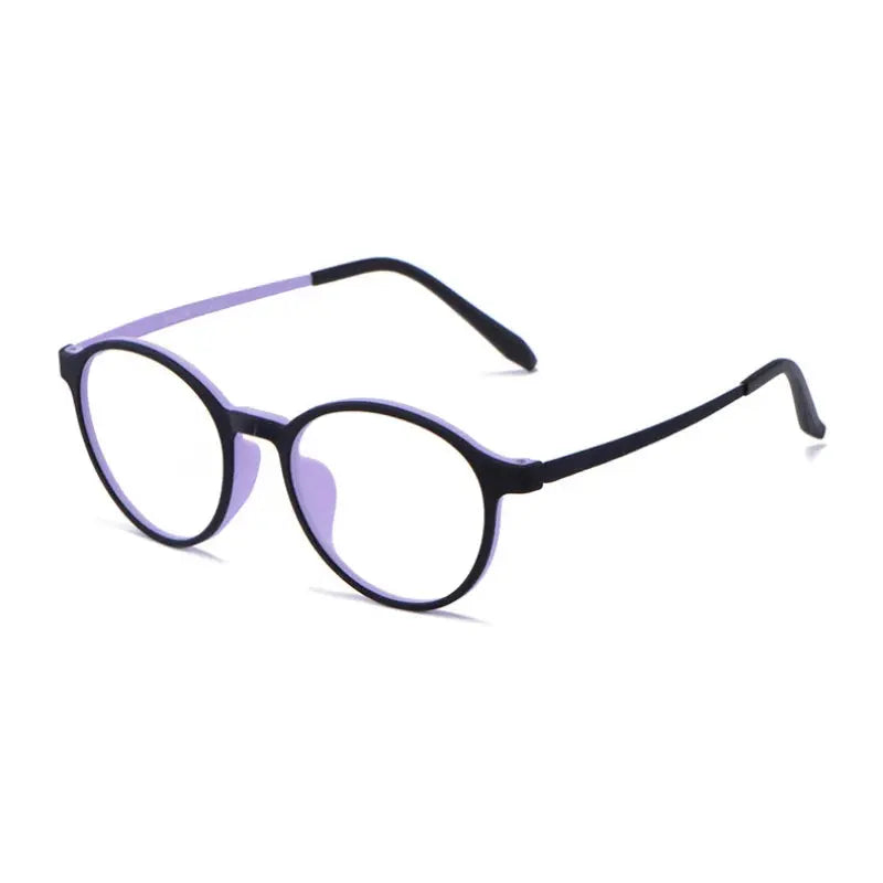Women's Round Full Rim Titanium Prescription Glasses 913562 — view 3 | Rx Spectacle