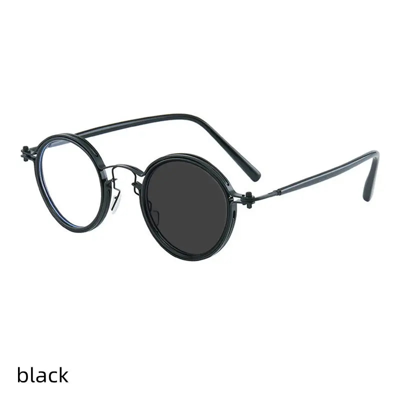 Unisex Round Full Rim Acetate Reading Glasses 2203 — view 12 | Rx Spectacle