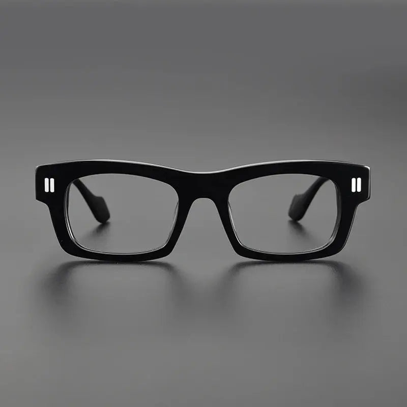 Unisex Square Full Rim Acetate Prescription Glasses L2037 — view 4 | Rx Spectacle
