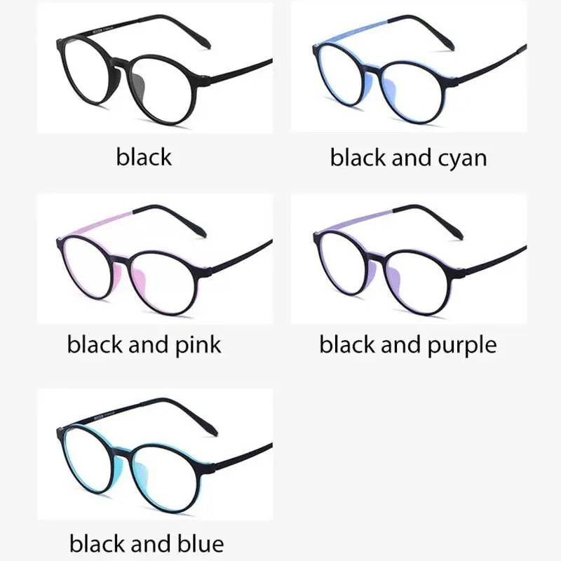 Unisex Round Full Rim Titanium Prescription Glasses 3050 — view 10 | Rx Spectacle
