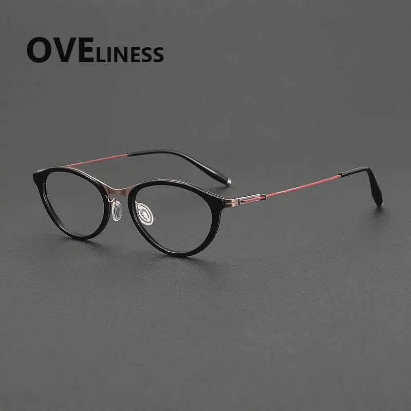 Unisex Square Full Rim Titanium Prescription Glasses 202516 — view 7 | Rx Spectacle