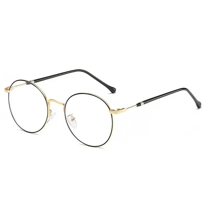 Unisex Round Full Rim Alloy Prescription Glasses 1912 — view 2 | Rx Spectacle