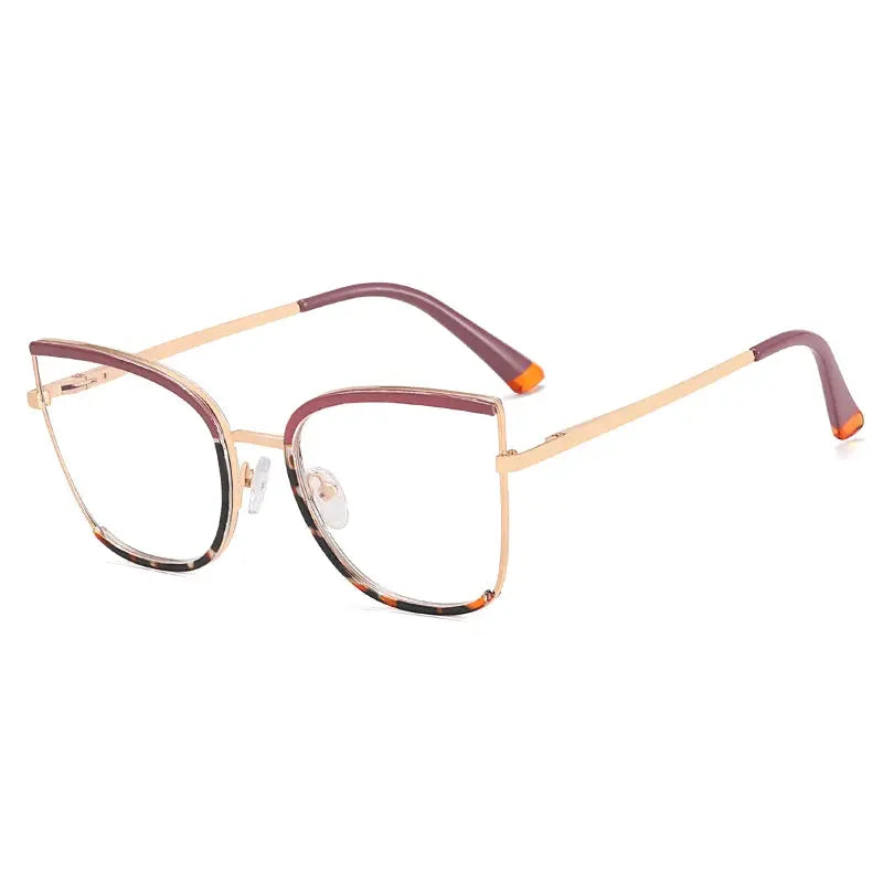 Women's Cat Eye Full Rim TR90 Prescription Glasses 82112 — view 4 | Rx Spectacle